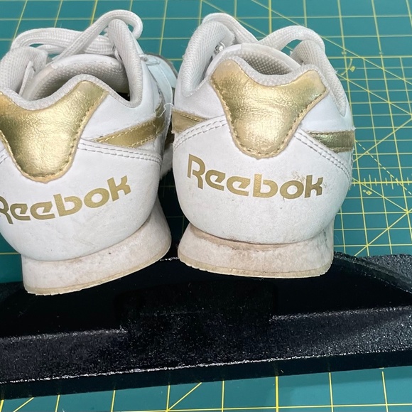 Reebok - White sneakers - Children's size 3.5 - Picture 6 of 7